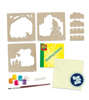 Set creativ copii - Povesti cu cutie de umbre, glow in the dark - Seturi creative DIY