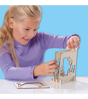 Set creativ copii - Povesti cu cutie de umbre, glow in the dark - Seturi creative DIY