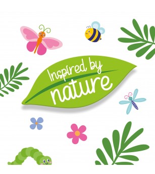 Set creativ copii - mulaj si pictura - Relief botanic inspirat din natură - Seturi creative DIY