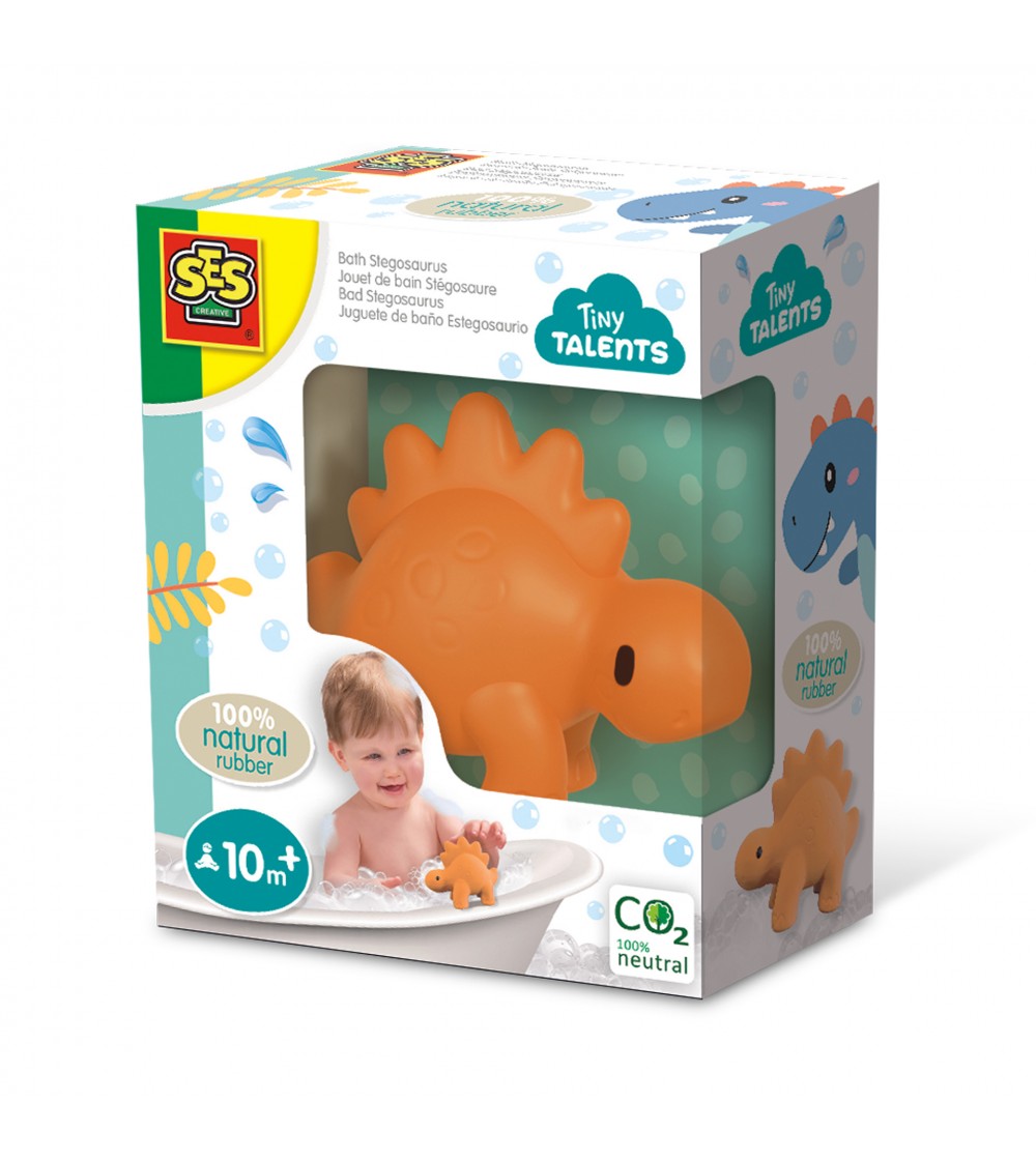 Jucarie de baie copii - Stegosaurus - 100% cauciuc natural - Jucării de baie