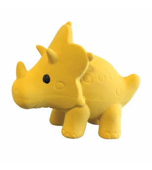 Jucarie de baie copii - Triceratops - 100% cauciuc natural - Jucării de baie