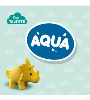 Jucarie de baie copii - Triceratops - 100% cauciuc natural - Jucării de baie