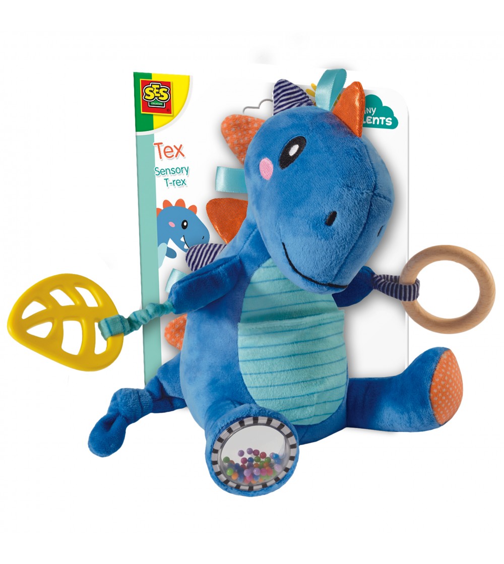 Jucarie senzoriala bebelusi - Dinozaur T-rex - Jucării bebeluși