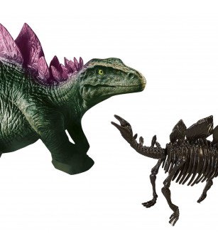 Set creativ Dino si excavarea scheletului 2 in 1 - Stegozaur - Mediu înconjurător