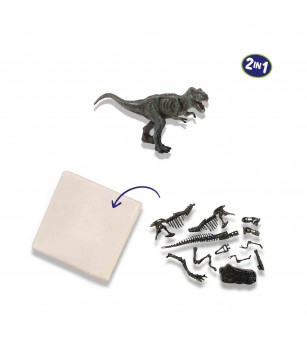 Set creativ Dino si excavarea scheletului 2 in 1 - T-rex - Mediu înconjurător