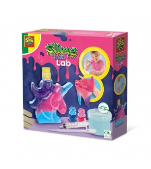 Set laboratorul de slime - Cu recipient Unicorn - Pasta modelatoare