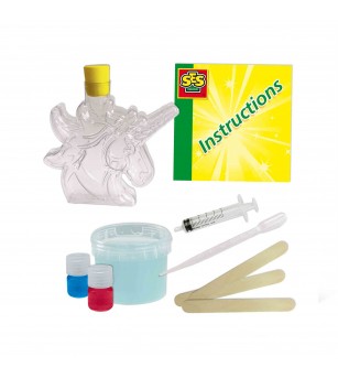 Set laboratorul de slime - Cu recipient Unicorn - Pasta modelatoare