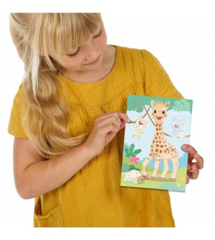 Girafa Sophie - Picteaza cu apa - Pictura cu apa