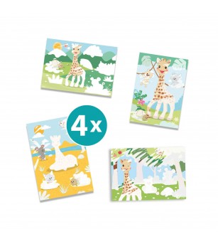 Girafa Sophie - Picteaza cu apa - Pictura cu apa