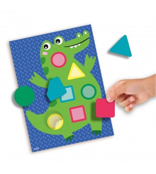 My first - Set creativ cu autocolante mozaic, animale - Seturi cu stickere și colaje My first - Set creativ cu autocolante mozaic, animale - Seturi cu stickere și colaje