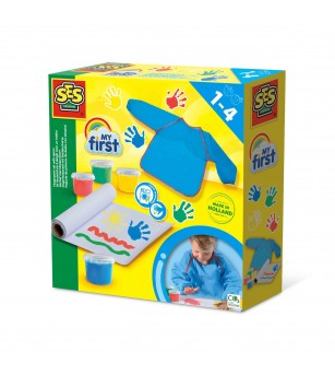 My first - Acuarele pentru degete, rola de hartie si sort - Acuarele, pensule, blocuri de desen