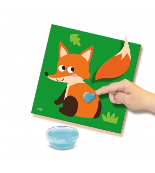 My first - Set creativ de lipit cozi la animale - Jucării creativ-educative