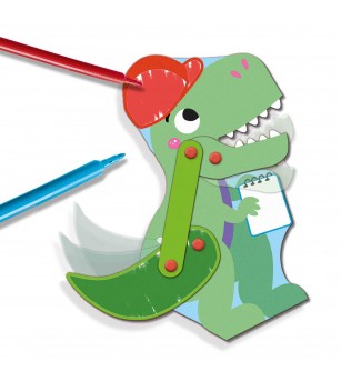 Set creativ - Tanarul inginer, dinozauri - Seturi cu hârtie și quilling