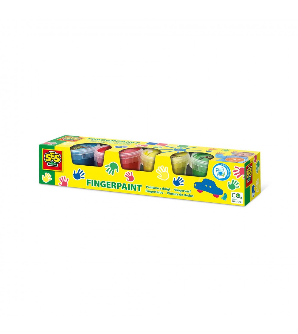 Set acuarele pentru degete, culori primare (4 x 110ml) - Acuarele, pensule, blocuri de desen Set acuarele pentru degete, culori primare (4 x 110ml) - Acuarele, pensule, blocuri de desen