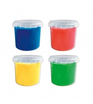 Set acuarele pentru degete, culori primare (4 x 110ml) - Acuarele, pensule, blocuri de desen Set acuarele pentru degete, culori primare (4 x 110ml) - Acuarele, pensule, blocuri de desen