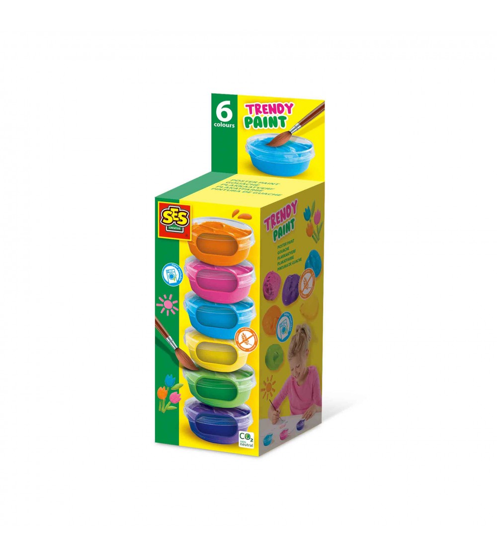 Set acuarele pasta trendy (6 x 45ml) - Acuarele, pensule, blocuri de desen Set acuarele pasta trendy (6 x 45ml) - Acuarele, pensule, blocuri de desen