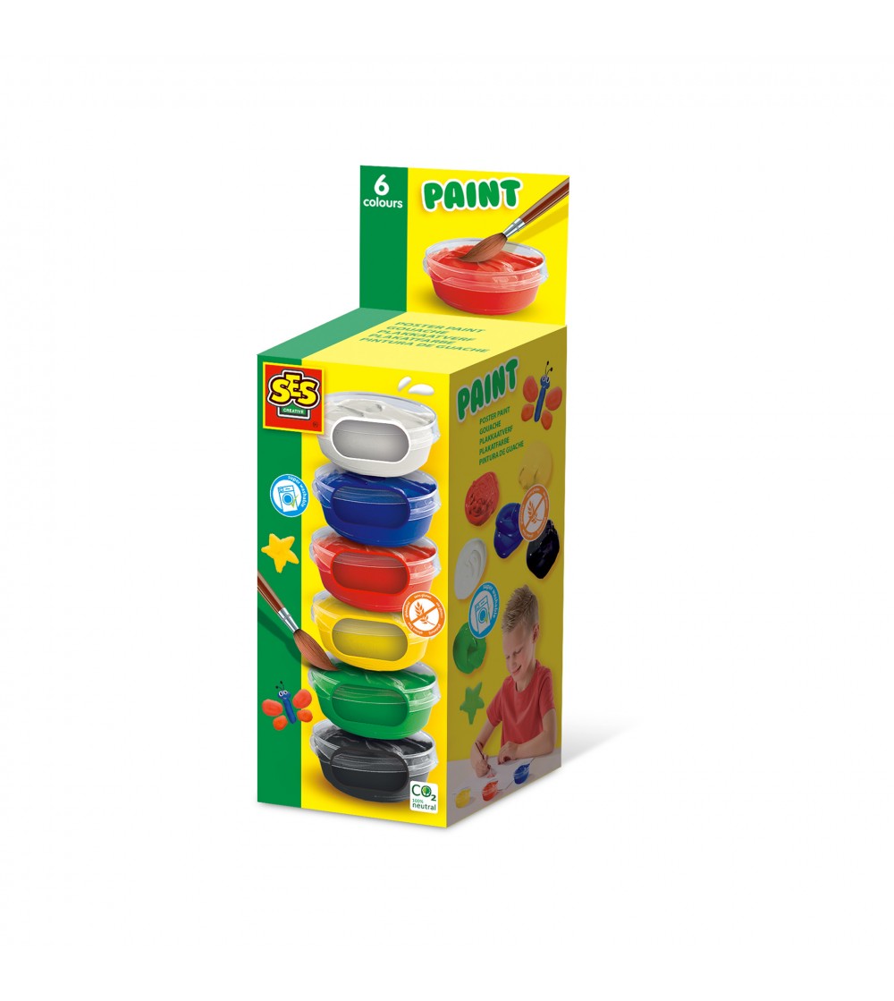 Set acuarele pasta guasa (6 x 45ml) - Acuarele, pensule, blocuri de desen Set acuarele pasta guasa (6 x 45ml) - Acuarele, pensule, blocuri de desen
