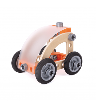 Jucarie din lemn - Set de constructie masini (37 piese) - Jocuri construcție