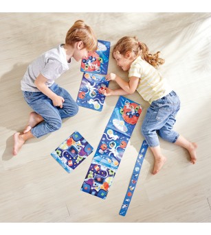 Puzzle pentru copii Aventura in Spatiu (3 in 1) si joc storytelling - Puzzle copii