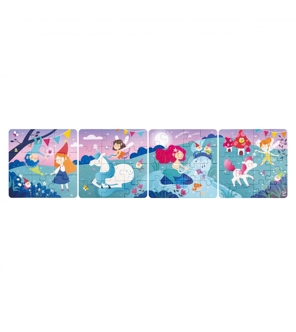 Puzzle pentru copii Zane (4 in 1) si joc storytelling - Puzzle copii