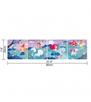 Puzzle pentru copii Zane (4 in 1) si joc storytelling - Puzzle copii