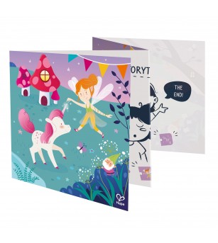 Puzzle pentru copii Zane (4 in 1) si joc storytelling - Puzzle copii