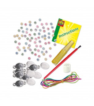 Set creativ pentru copii - - Bratari cu tematica galaxie Glow in the Dark - Seturi cu mărgele și brățări