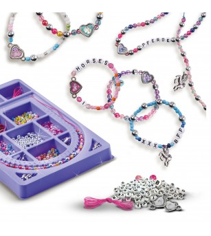 Set creativ - Studiou cu diamante si pandantive cu cai - Seturi cu mărgele și brățări Set creativ - Studiou cu diamante si pandantive cu cai - Seturi cu mărgele și brățări