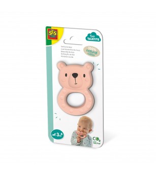 Jucarie dentitie - Ursul Bo din cauciuc natural 100% - Jucării bebeluși Jucarie dentitie - Ursul Bo din cauciuc natural 100% - Jucării bebeluși