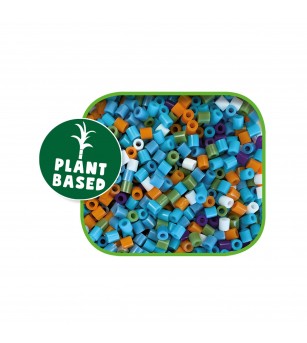 Set creativ Green Beedz – Margele de calcat Triceraptos - Mărgele de călcat