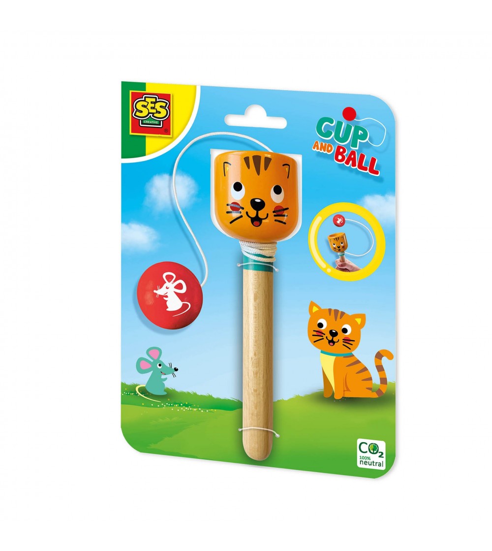 Joc de indemanare - Pisica si soricel - Kendama - Jocuri de îndemânare Joc de indemanare - Pisica si soricel - Kendama - Jocuri de îndemânare
