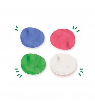 Plastilina colorata vegana pentru copii SES Relax 4 x 90 gr - Plastilină Plastilina colorata vegana pentru copii SES Relax 4 x 90 gr - Plastilină