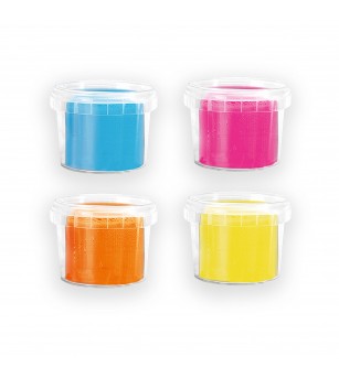 Plastilina colorata vegana pentru copii SES Happy 4 x 90 gr - Plastilină Plastilina colorata vegana pentru copii SES Happy 4 x 90 gr - Plastilină