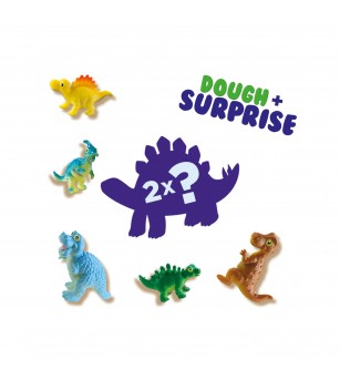 Plastilina colorata pentru copii cu dinozauri surpriza - Plastilină