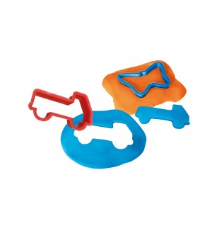Plastilina si forme de taiat 8 x 90 gr - Plastilină
