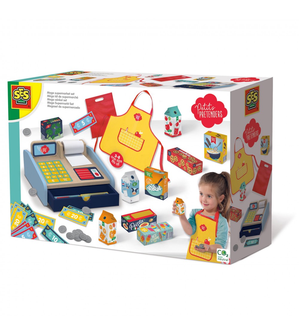 Jucarie - Mega set cumparaturi - Case de marcat de jucarie si jucarii supermarket