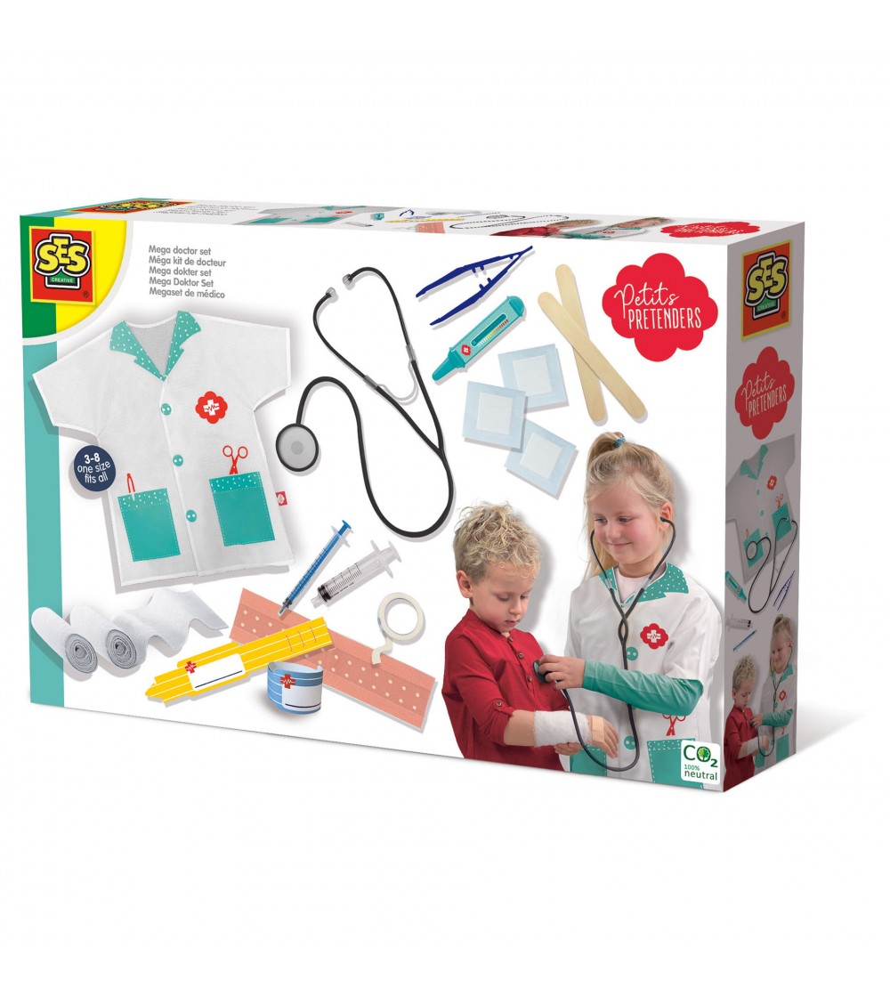 Trusa de doctor de jucarie cu accesorii, set mare - Truse de medic pentru copii