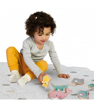 Jucarie din lemn - Animale in echilibru - Jucării de lemn si Montessori