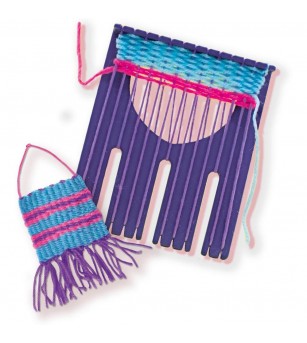 Set creativ de tesut pentru copii cu gherghef si accesorii - Seturi de cusut pentru copii Set creativ de tesut pentru copii cu gherghef si accesorii - Seturi de cusut pentru copii