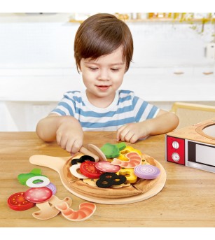 Jucarie - Set de gatit pizza (29 piese) - Bucătărie copii