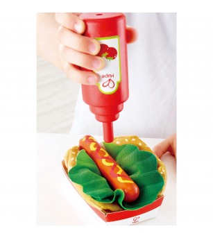Jucarie din lemn - Fast-food - Bucătărie copii