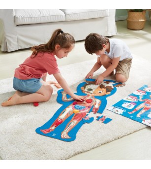 Puzzle pentru copii - Corpul Uman (61 piese) - Puzzle copii