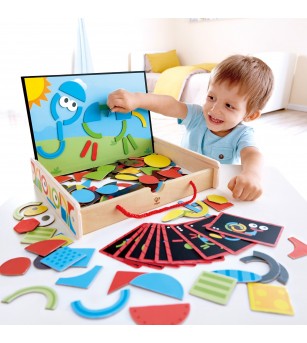 Jucarie din lemn - Cutie de arta magnetica - Jucării creativ-educative