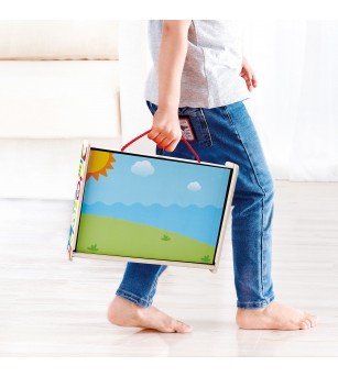 Jucarie din lemn - Cutie de arta magnetica - Jucării creativ-educative