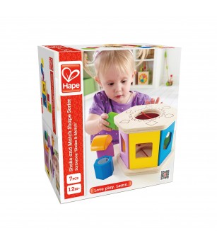 Jucarie din lemn - Centru de activitati sorteaza si potriveste - Jucării de lemn si Montessori
