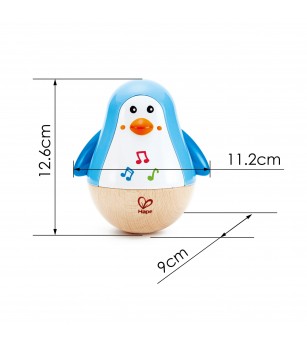 Jucarie din lemn - Pinguin Hopa Mitica - Jucării bebeluși Jucarie din lemn - Pinguin Hopa Mitica - Jucării bebeluși