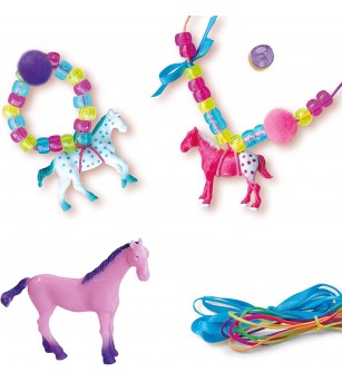 Set creativ - Bijuterii cu pompoane caluti - Seturi cu mărgele și brățări Set creativ - Bijuterii cu pompoane caluti - Seturi cu mărgele și brățări