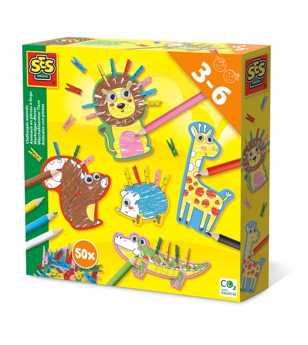 Set creativ - Animale cu carlige - Seturi de pictura și desenat Set creativ - Animale cu carlige - Seturi de pictura și desenat