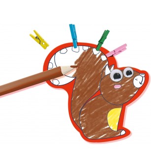 Set creativ - Animale cu carlige - Seturi de pictura și desenat Set creativ - Animale cu carlige - Seturi de pictura și desenat
