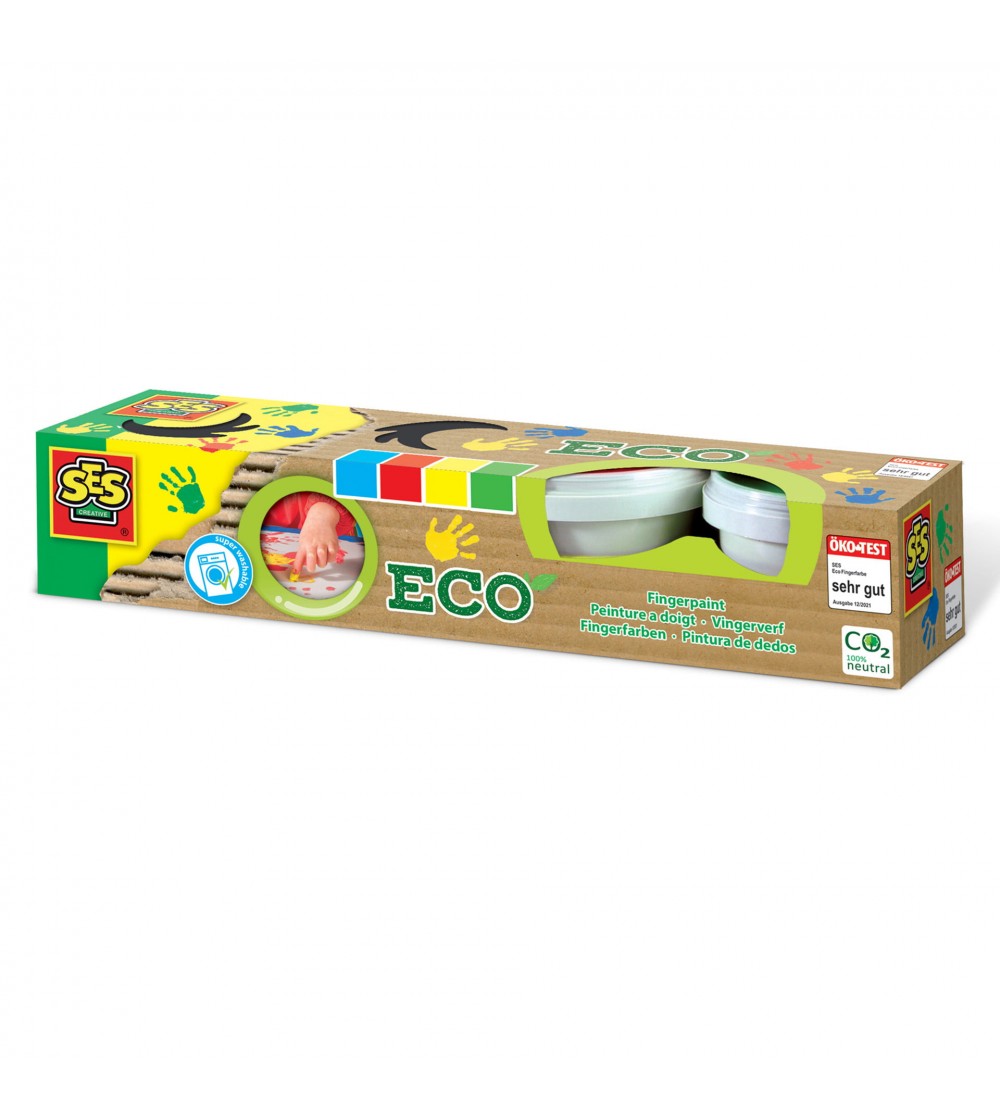 Set acuarele pentru degete 4 culori ECO - Acuarele, pensule, blocuri de desen Set acuarele pentru degete 4 culori ECO - Acuarele, pensule, blocuri de desen